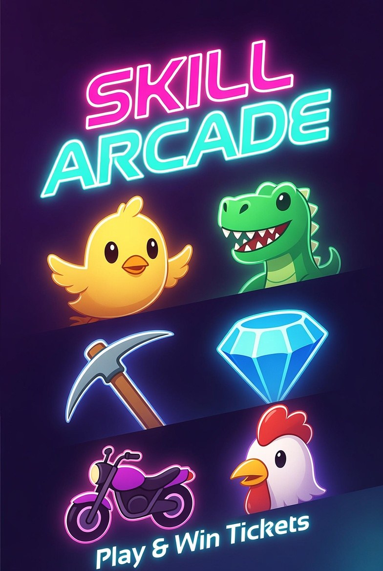 Skill Arcade — Play & Win Tickets